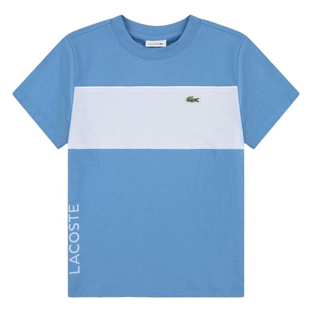 Lacoste Childrens/Kids Block Regular T-Shirt / Blue